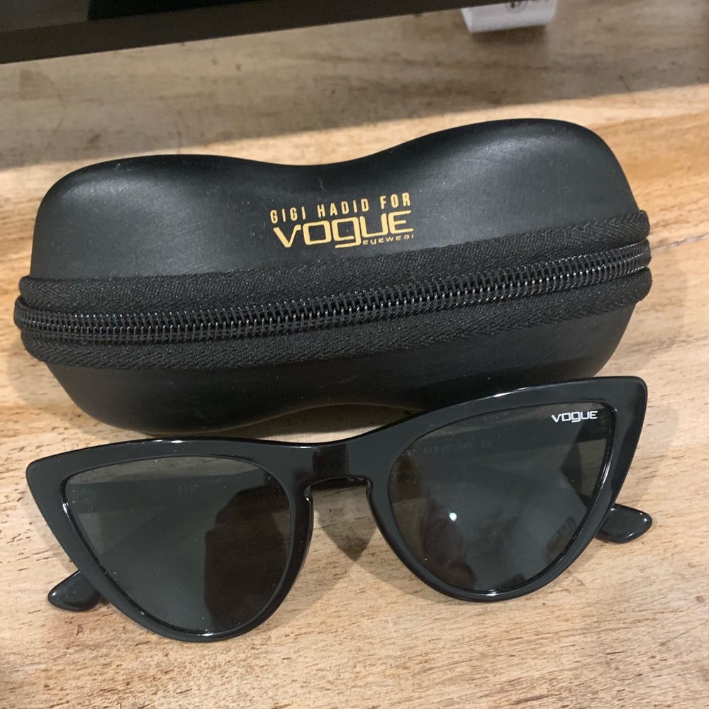exclusive gigi hadid for vogue cat eye sunglasses